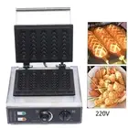 Commercial Electric Waffle Maker Non-stick Lolly Hotdog Waffle Baker Machine