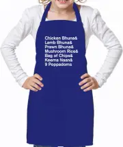 Smithys Indien Order - Unisex Kids Apron - Smithy Gavin TV Show Stacey Funny