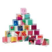 24 PCS Fidget Puzzle Boxes Mini Teaser Puzzle Cube for Kids Challenge