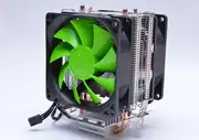 3 Pin Dual Fan CPU Cooler Heat Sink For Intel LGA775/1150/1155 AMD AM2/AM2+/AM3