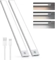 Closet Lights, Wireless USB Rechargeable Motion Sensor Night Light,Under Cabinet
