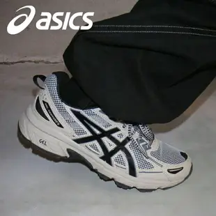 【滿額現折300】ASICS 慢跑鞋 GEL-VENTURE 6 卡其黑 復古 情侶鞋 男女 1201A897020