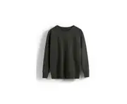 Toddler Baby Crewneck T Shirt Pullovers Sweatshirt Tops Long Sleeve for Kids - ARMY GREEN