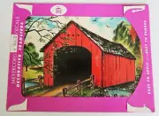 Vintage Meyercord Decals Decorative Transfers Covered Bridge