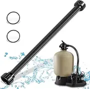 Bonbo 155711 Pump Hose Assembly Pump to Filter Hose Compatible with Pentair Sand Dollar/Sta-Rite Crystal-Flo II Pool/Spa Sand Filters for Above Ground Pools (35" Length)