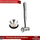 Dental Bone Grafting Instruments Surgical Mallet Hammer & Non Slip Well Pot