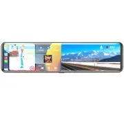 12in Dash Cam Touch Screen WiFi Car Rear View Mirror DVR Video Recorder G-Sensor (for: Honda Civic)