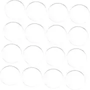 Ipetboom 40pcs Biconvex Magnifying Glass Lens Set Portable Reading Magnifier for Seniors for Maps Jewelry Watch Repair and More Durable and Scratch Resistant