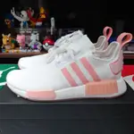 ADIDAS NMD R1 WHITE HAZE CORAL 白 玫瑰粉 FV8730