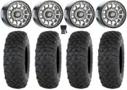 Sedona Sano Bdlk 15x6 Wheels Ct 32" Chicane DS Tires Polaris Ranger XP 9/1K