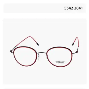 silhouette 5542 奧地利詩樂眼鏡｜小臉復古超輕圓框眼鏡 男生品牌眼鏡框【幸子眼鏡】