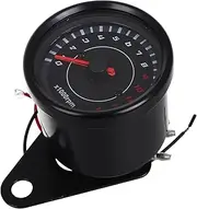 YOSADIER Led Motorcycle Tachometer Gauge Compatibility with Backlight for Motorbikes Accurate Measurements for Nighttime Riding