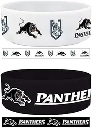 Penrith Panthers NRL Rugby League Set of 2 Supporter Wristbands