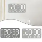 Digital Wall Clock Celsius/Fahrenheit Switching Five-level Brightness Adjustment