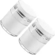 VICASKY 1Bag Double Layer Leakproof Sub Bottles Creams Pots for Face Eye Travel Toiletries Container Vacuum Sample Jars