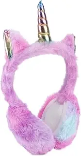 [CATIEBYE] Ear Muffs Headband Lovely Ear Warmer Ear Muffs Women Ear Cover Unicorn Ears Headband Reindeer Ears Kid Bonnet for Mens Ear Miss Plush Winter