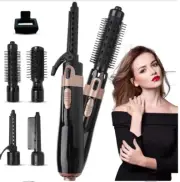 High-end ionic 4 in1 hair dryer styler power cord hot air brush comb