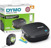 Dymo LetraTag 200B Bluetooth Label Maker Value Pack | Compact Label Printer | Connects Through Bluetooth Wireless Technology to iOS and Android | Includes 1 Label Tape