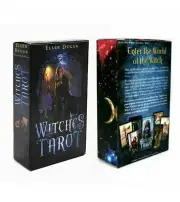 Witches Tarot Deck 78 Cards Divination Prophet Cards Family & Party Playing
