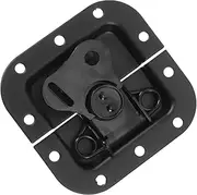 HOMSFOU Flight Case Accessories Door Knob with Lock Luggage Padlock Door Lock Suitcase Padlock Lock for Door Safety Locks for Doors Cable Lock Spring Latch Black Aluminum Alloy