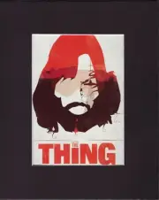 8X10" Matted Print Geek Art Picture: Fernando Reza, The Thing, macReady, 2011