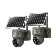 SEHMUA 4G LTE Cellular Trail Cameras 2 Pack, Unlimited Data Plan, 360°Full