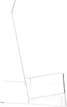 SECFOU Shape Acrylic Display Stand for Books and Albums Book Display Rack for Home Office Library and Store Organization