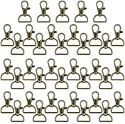 35 Pieces Swivel Clasps Lanyard Snap Hooks Keychain Clip Hook Metal Lobster Claw