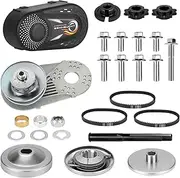 CVT Torque Converter 30 Series Mini Bike 6.5Hp Go Kart Clutch 3/4 inch 10T #40/41/420 & 12T #35 Chain Drive Pulley for Manco Comet TAV2 Engine Replace for 218353A 219456A 219552A, with 3 Belts