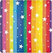 ODAWA Retro Rainbow Yellow Self-adhesive Cloth 17.7X17.7 Inch Magic Flexible Folding Self-Stick Makeup Bag Lightweight Foldable Wrapper for Camera Accessories