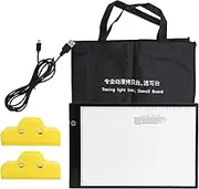 ANKROYU A4 LED Light Pad Board, Portable A4 Light Box, Adjustable Copy Board, Light Copy Board Tracing Pad, Sketching Copy Lightboard for Artist Painting Graffiti