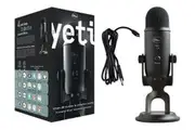LOGITECH YETI Premium Multi-Pattern USB Microphone with Blue VO!CE 2-Year Limited Hardware
