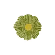 Bordallo Pinheiro Maria Flor Cosmos Dessert Plate Green 23cm