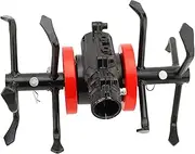 Alloy Cultivator Wheel, 28mm 9 Tooth 6 Claw Multi Purpose Garden Deep Tilling Wheel for Lawn Weeding, Soil Loosening, Deep Plowing Wheel Compatible with Most Cultivators
