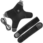 iplusmile Usb Heated Pad for Shoulder Shoulder Heating Brace Shoulder Warm Brace Shoulder Support Brace Seniors Shoulder Cover Black