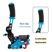USB3.0 14Bit PS4/PS5 Handbrake for Racing Games Steering Wheel Stand G29 Blue A