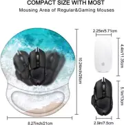 Ergonomic Mouse Pad with Gel Wrist Rest Support Durable & Comfortable Mouse Pad