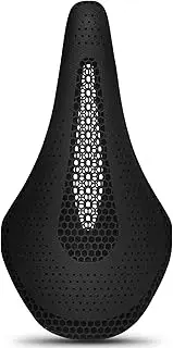 BUCKLOS 3D Printed Bike Saddle Road Bike Mountain Bike Seat Cushion，Full Carbon Fiber Mountain Bike Bicycle Saddle - Support Road MTB BMX and Gravel Bike