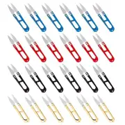 24 Pcs Bonsai Pruning Scissors Bud Leaves Trimmer Yarn Thread Cutter Trimmer
