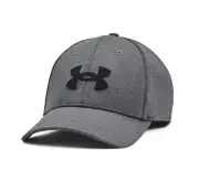 Under Armour Fitted Hat UA Blitzing Cap Men's L/XL Gray Stretch Baseball Golf