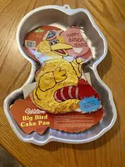 Vintage 1983 Muppets Sesame Street Big Bird Cake Pan Wilton 2105-3663 Bake Yours