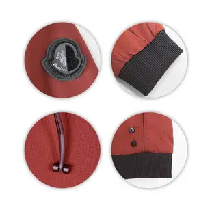 WHALE JEANS 男款素色雙層保暖連帽長袖束口外套-2色-896057