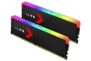 PNY MAKO RGB DDR5 6000 32GB(16Gx2) MD32GK2D5600030XR UDIMM,DDR5-6000-30/38/38/76,Single Side,1.35v,Black