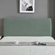 Elastic Slipcover Headboard Cover - All-Inclusive Single/Double/Queen/King Size Fabric Protection and Decoration for Bed Head