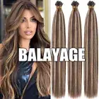 Russian Nano Ring Loop Micro Beads Tip Human Remy Hair Extensions 200G AU Thick