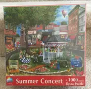 Jigsaw Puzzle SUMMER CONCERT Tom Wood 1000 Pc USA Sealed FREE SHIP