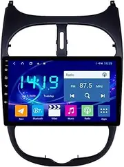 Suitable Compatible for Peugeot 206 Car Navigation Integrated Machine Multimedia Player Radio Car GPS Navigator Installation CarPlay 4G + 64G