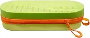 [Generic] Swim Goggle Case Silicone Protective Holder with Drain Hole For Swimming Goggles, Zipper Eyeglasses Case