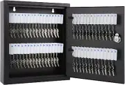 KYODOLED Key Storage Lock Box with Key,Locking Key Cabinet,60 Key Management Wal