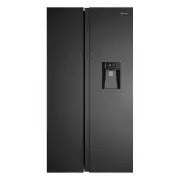Westinghouse 619L Side by Side Fridge, Matte Black WSE6240BB